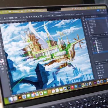 日本デザイナー学院九州校の背景作画