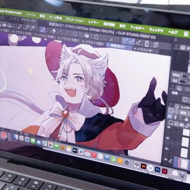 日本デザイナー学院九州校のコミックイラストⅡ